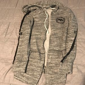 Black and grey hoodie